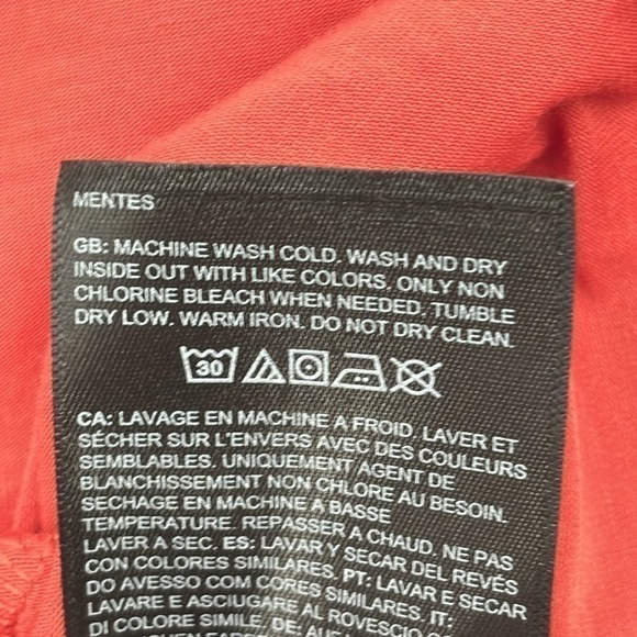 North Face Wander Crossback shirt sleeve top in Tandoori Spice Red size M NWOT - Picture 7 of 8